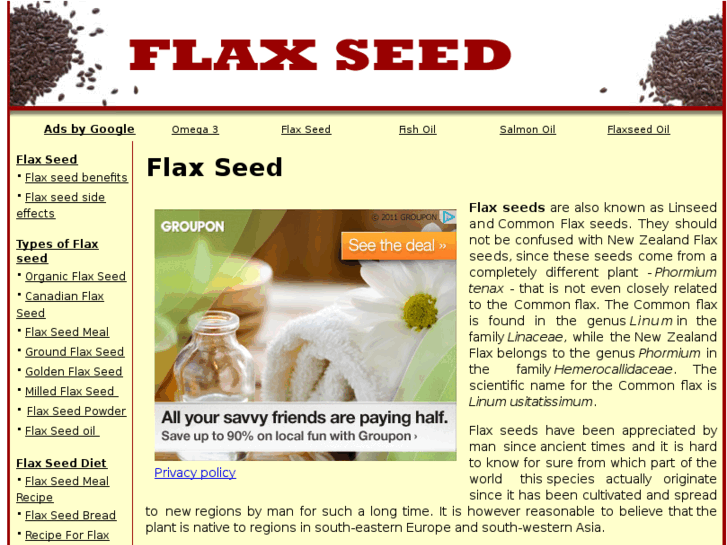 www.flaxseeds.ws