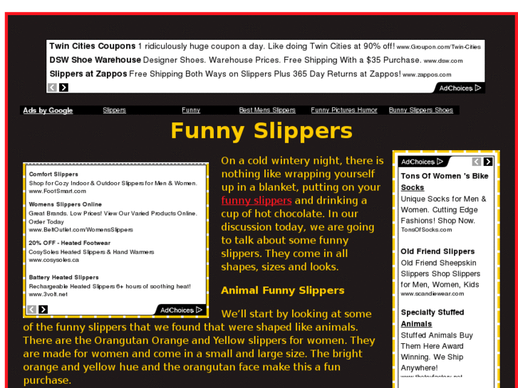 www.funnyslippers.net