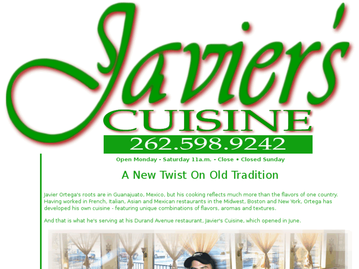 www.javierscuisine.com