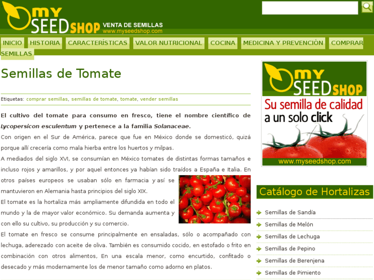 www.semillasdetomate.com