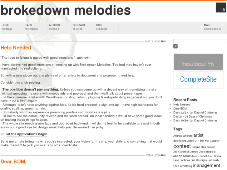 www.brokedownmelodies.com