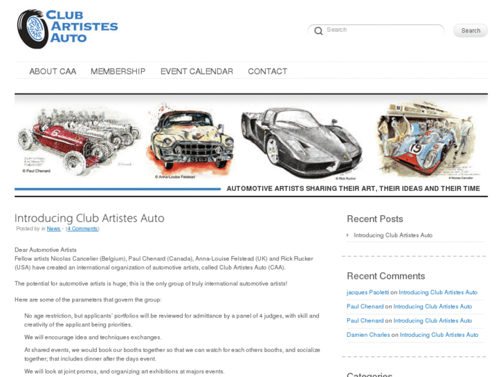 www.clubartistesauto.com