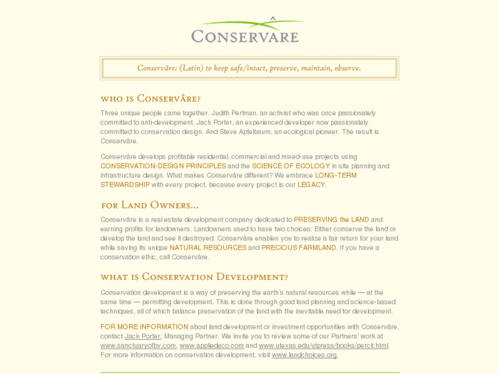 www.conservare.com