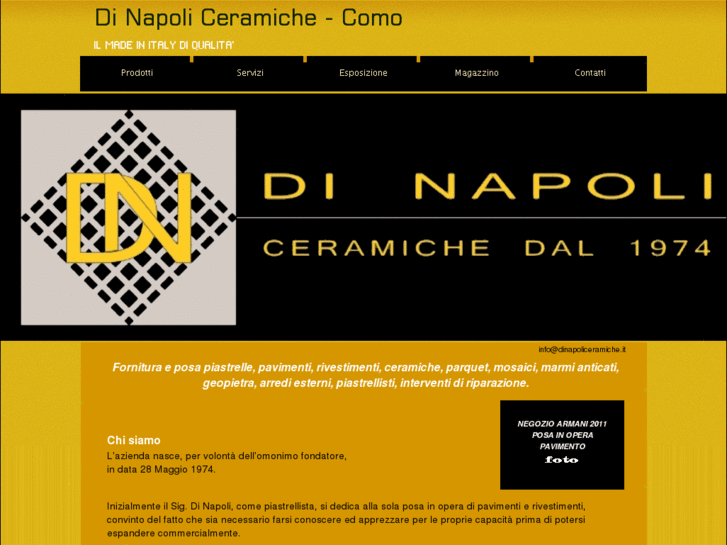 www.dinapoliceramiche.it