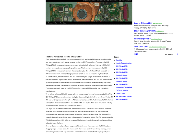 www.ibmthinkpadr51.com