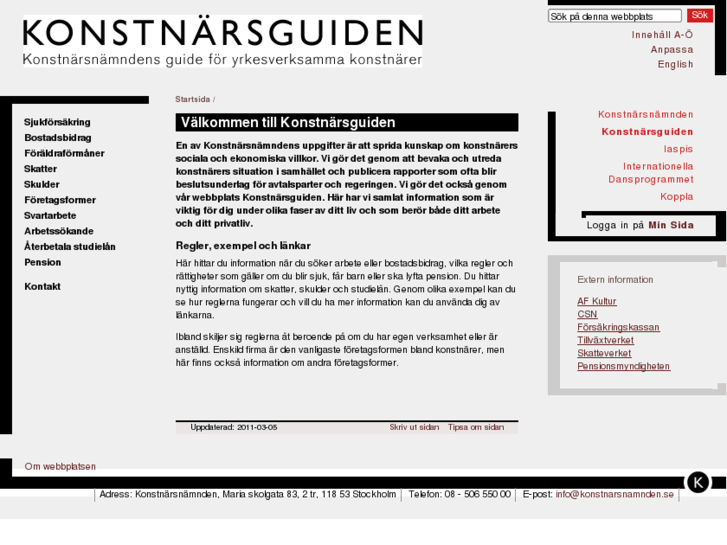 www.konstnarsguiden.com