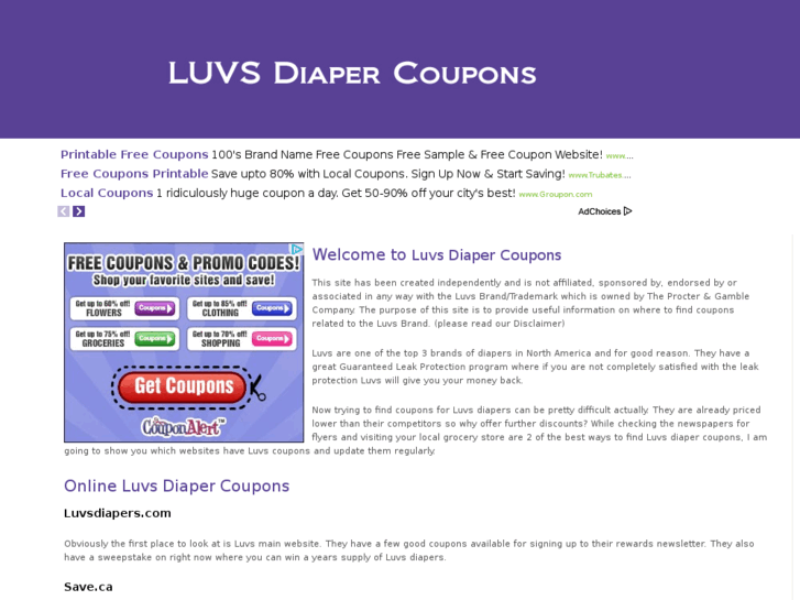 www.luvsdiapercoupons.com