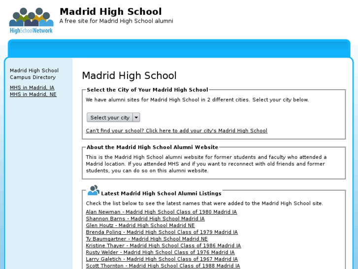 www.madridhighschool.com