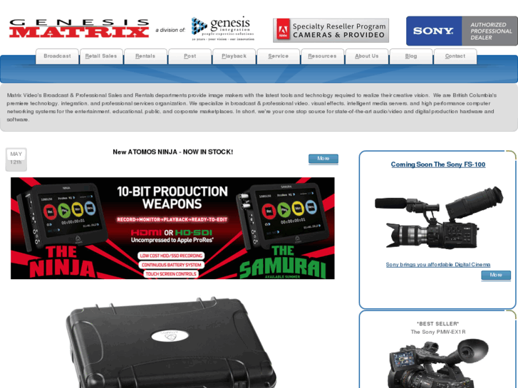 www.matrixvideo.ca