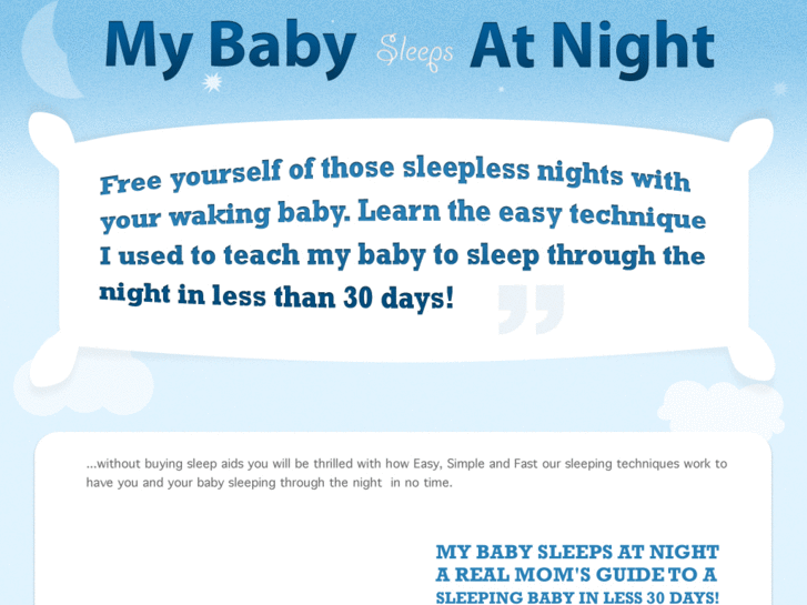 www.mybabysleepsatnight.com