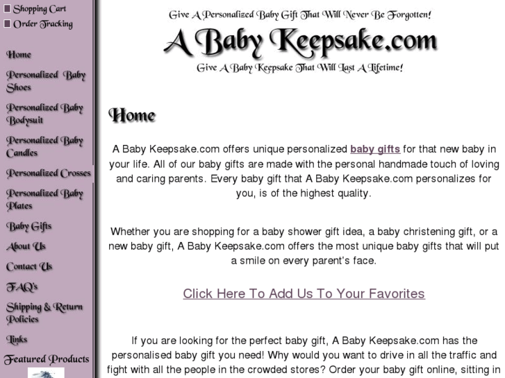 www.ababykeepsake.com