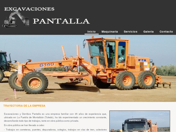 www.excavacionespantalla.es