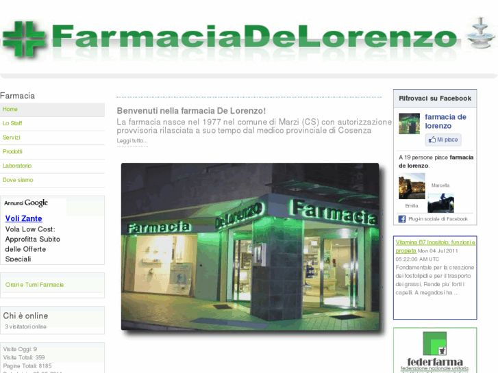 www.farmaciadelorenzo.com