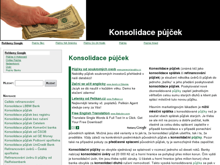 www.konsolidace-pujcek.eu