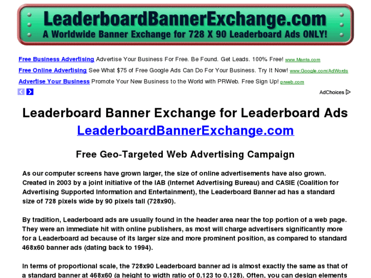 www.leaderboardbannerexchange.com