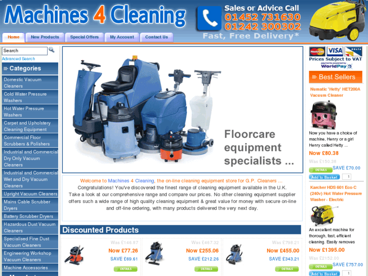 www.machines4cleaning.co.uk