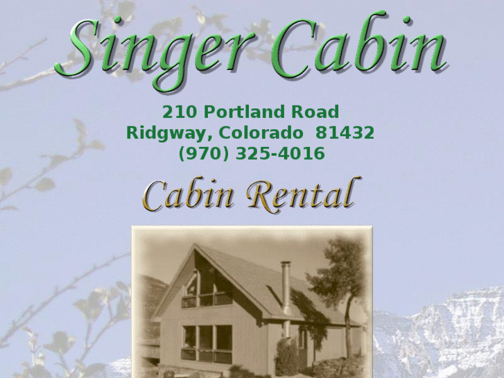 www.singercabin.com