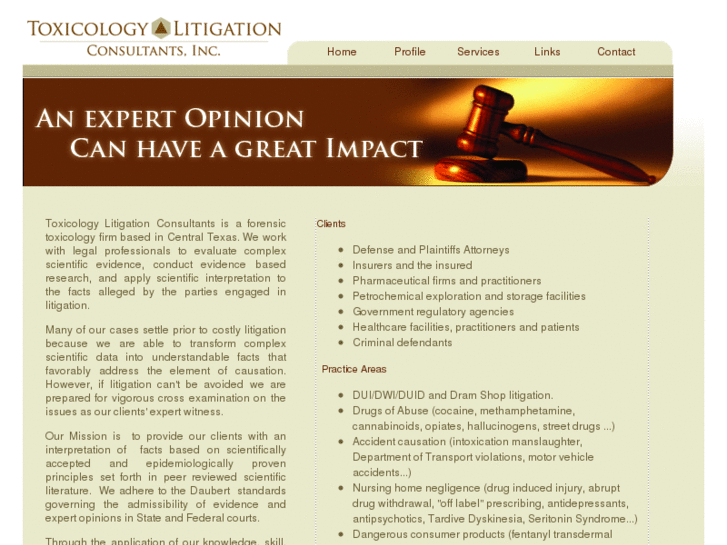 www.toxicologylitigation.com