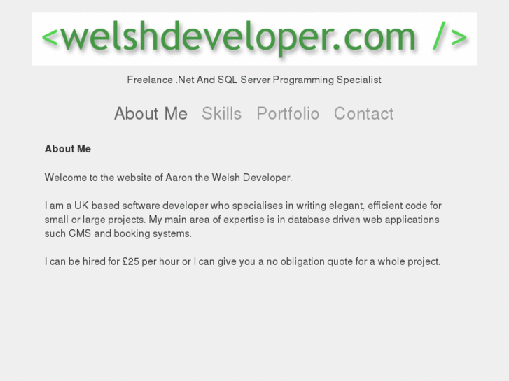 www.welshdeveloper.com