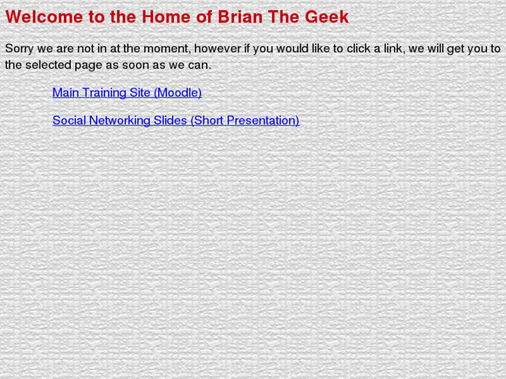 www.brianthegeek.net
