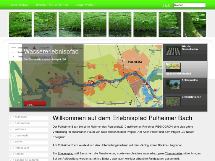 www.erlebnispfad-pulheimer-bach.de