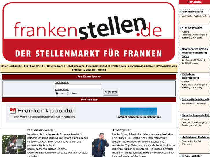 www.frankenstellen.de