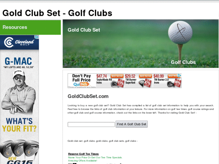 www.goldclubset.com