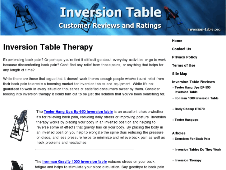 www.inversion-table.org