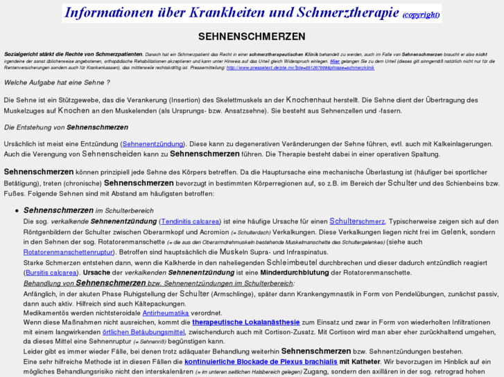 www.sehnenschmerzen.de