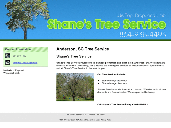 www.shanestreeservicesc.com