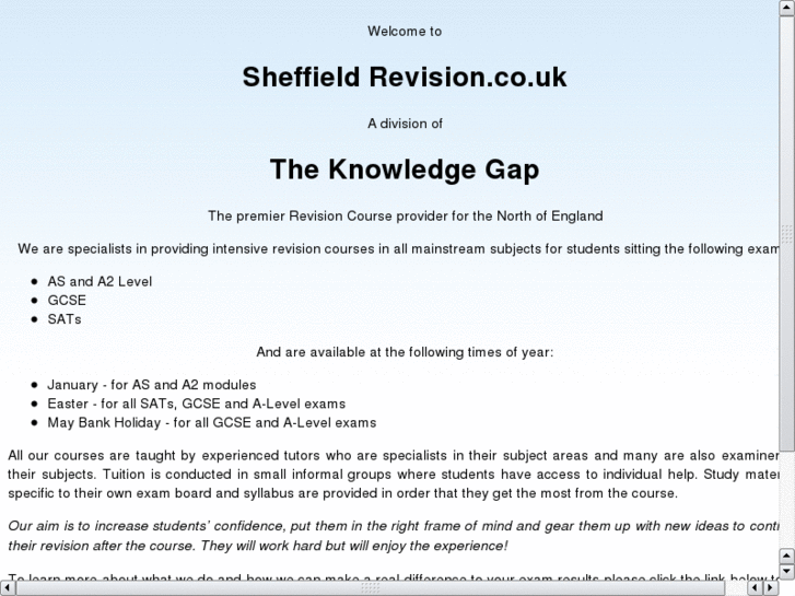 www.sheffieldrevision.com