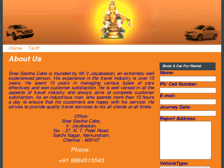www.sreesasthacabs.com