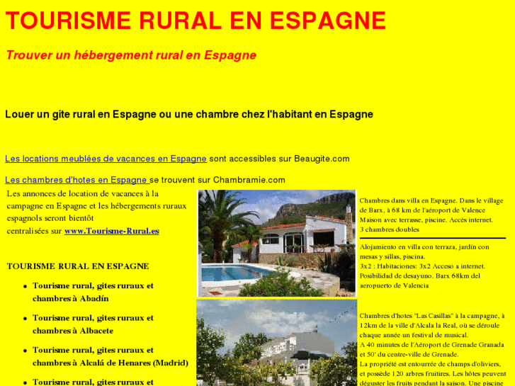 www.tourisme-rural.es