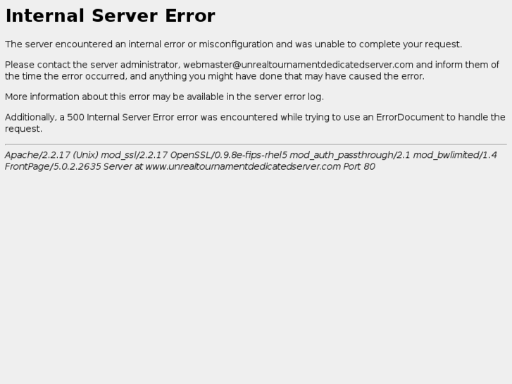 www.unrealtournamentdedicatedserver.com