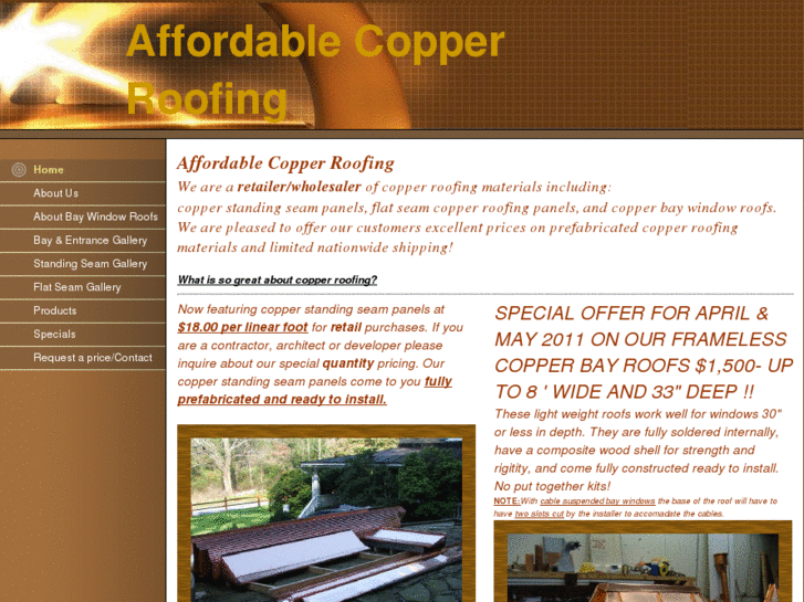 www.affordablecopperroofing.com