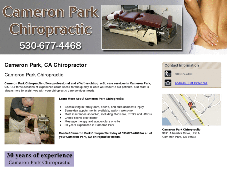 www.cameronparkchiropractic.com