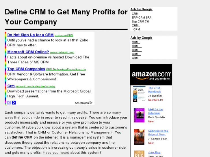 www.definecrm.com