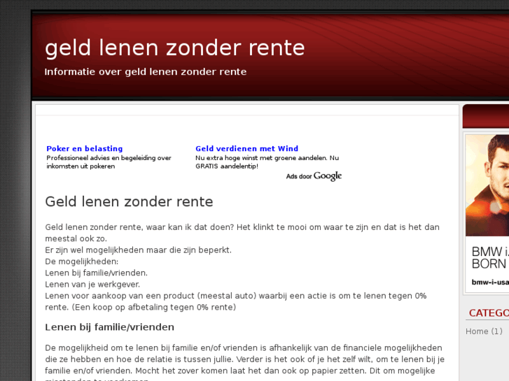 www.geldlenenzonderrente.nl