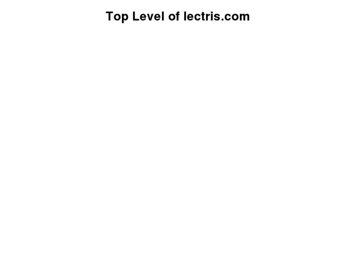 www.lectris.com