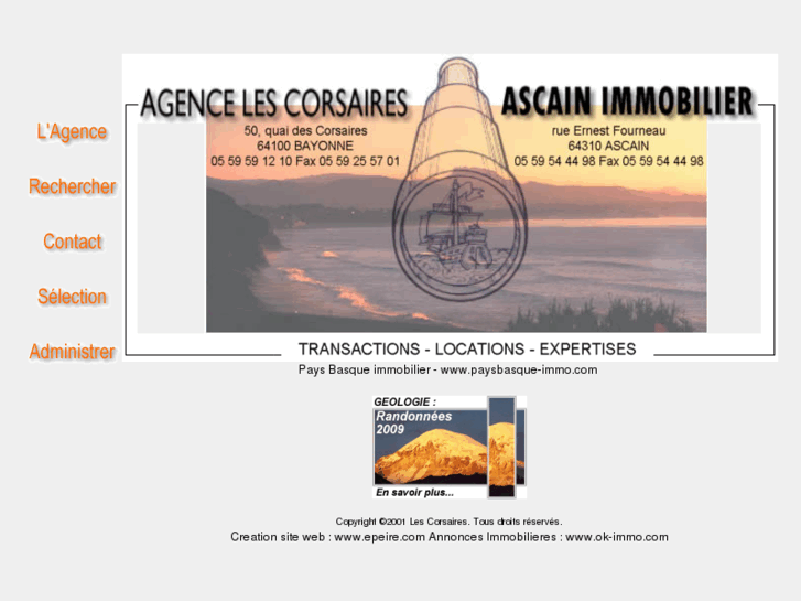 www.lescorsaires-immobilier.com