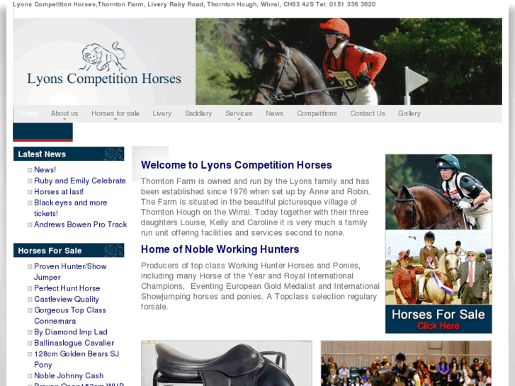 www.lyonscompetitionhorses.com