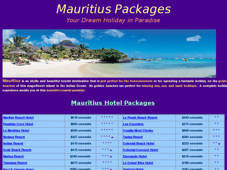 www.mauritiuspackages.com