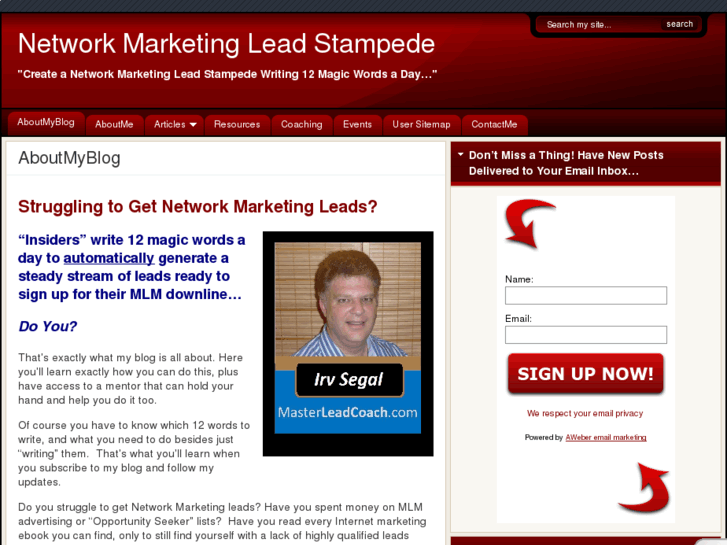 www.networkmarketingleadstampede.com