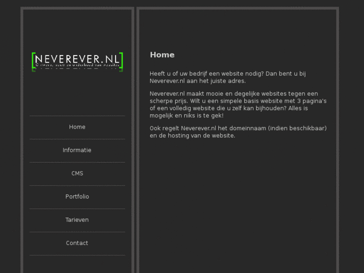 www.neverever.nl