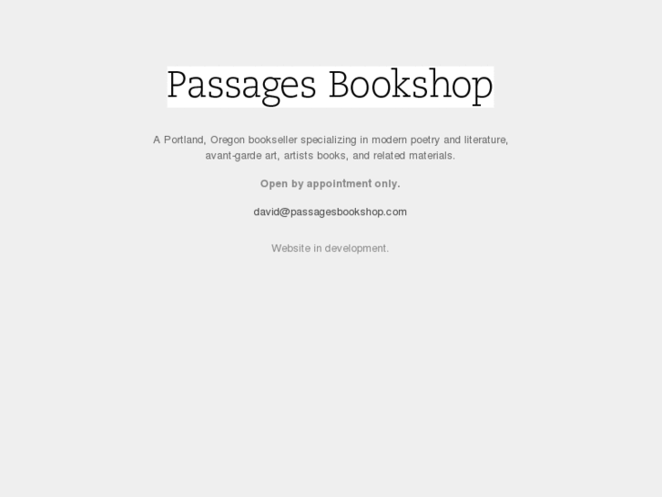 www.passagesbookshop.com