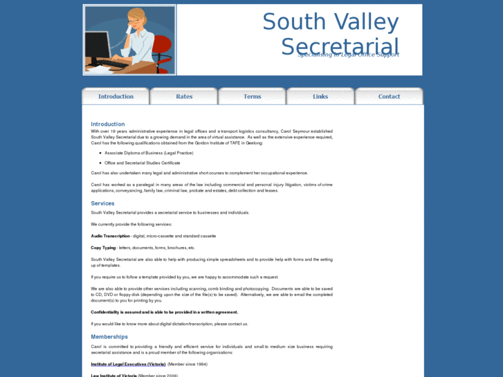 www.southvalleysecretarial.com