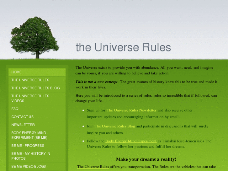 www.theuniverserules.com