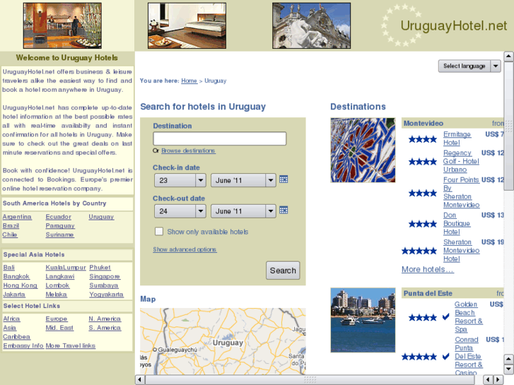 www.uruguayhotel.net