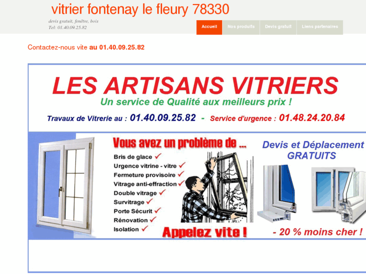 www.vitrierfontenaylefleury.com