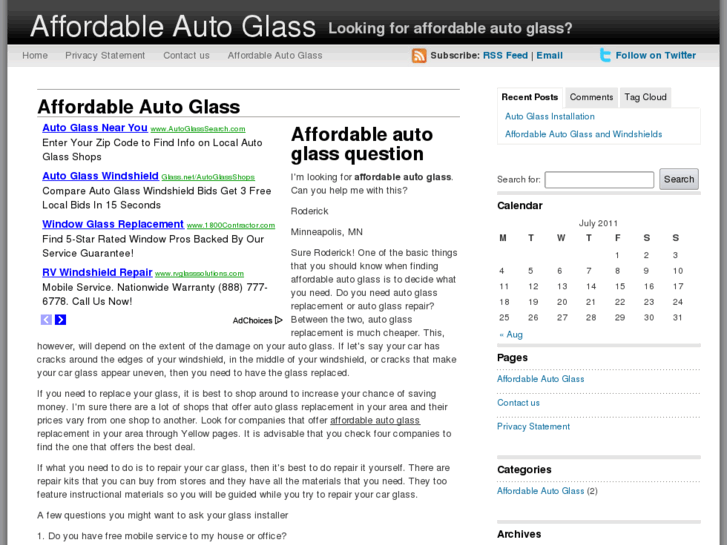 www.affordableautoglass.org